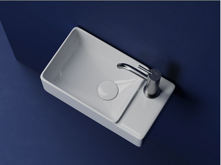 Умывальник CERAMICANOVA Element подвесной прямоугольный (чаша слева, отверстие под смеситель справа) CN5045 Умывальник CERAMICANOVA Element подвесной прямоугольный (чаша слева, отверстие под смеситель справа) CN5045