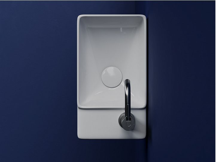 Умывальник CERAMICANOVA Element подвесной прямоугольный (чаша слева, отверстие под смеситель справа) CN5045 Умывальник CERAMICANOVA Element подвесной прямоугольный (чаша слева, отверстие под смеситель справа) CN5045