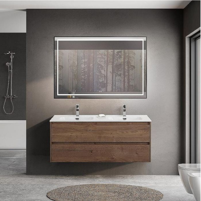 Тумба под раковину BelBagno Kraft 120 KRAFT-1200-2C-SO-2-RT подвесная Rovere Tabacco