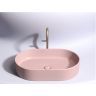 Умывальник CERAMICANOVA Element чаша накладная овальная (цвет Розовый Матовый) CN6048MP