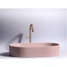 Умывальник CERAMICANOVA Element чаша накладная овальная (цвет Розовый Матовый) CN6048MP