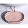 Умывальник CERAMICANOVA Element чаша накладная овальная (цвет Розовый Матовый) CN6048MP