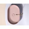 Умывальник CERAMICANOVA Element чаша накладная овальная (цвет Розовый Матовый) CN6048MP