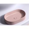 Умывальник CERAMICANOVA Element чаша накладная овальная (цвет Розовый Матовый) CN6048MP