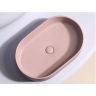 Умывальник CERAMICANOVA Element чаша накладная овальная (цвет Розовый Матовый) CN6048MP