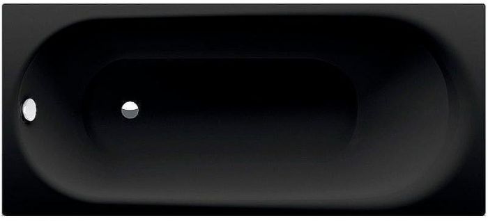 Стальная ванна Bette Comodo 180x80 1251-035 PLUS Черное дерево с шумоизоляцией и антигрязевым покрытием