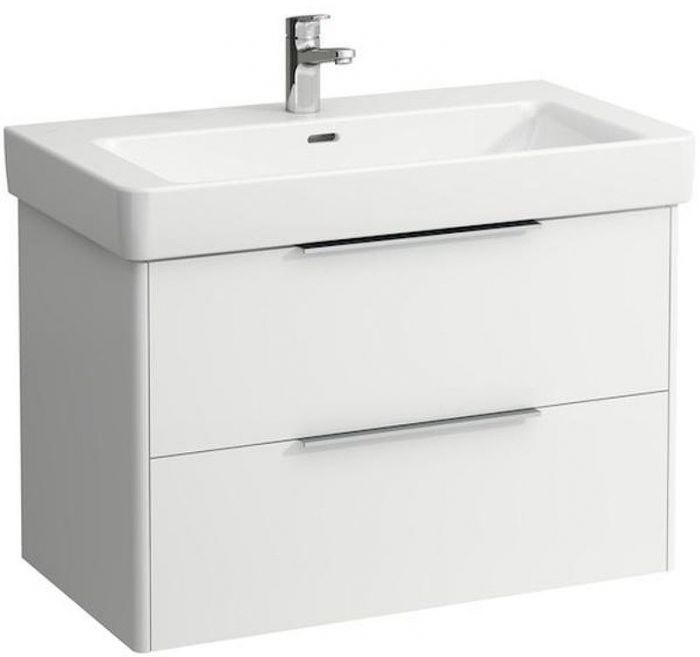 Тумба под раковину Laufen Base 85 4.0239.2.110.261.1 подвесная Белая глянцевая