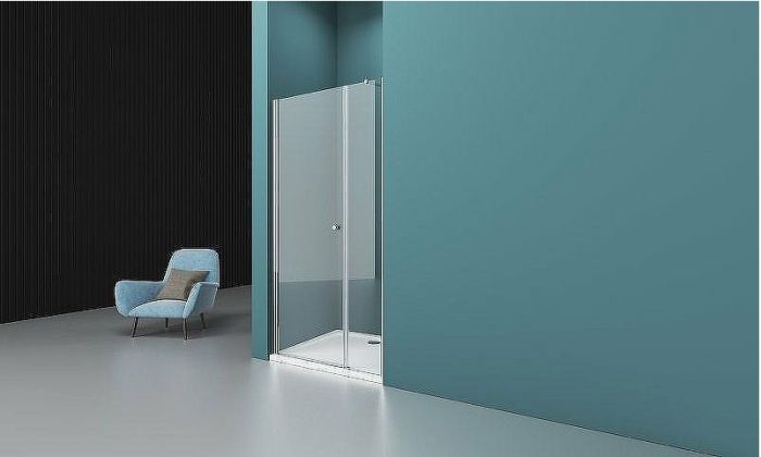 Душевая дверь BelBagno Etna 130 ETNA-B-11-60+70-C-Cr профиль Хром стекло прозрачное
