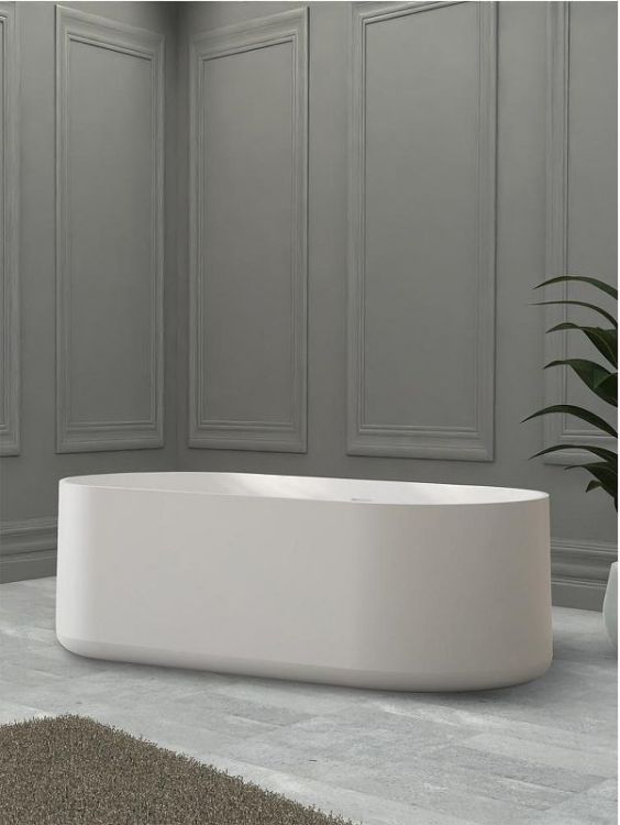 Ванна из искусственного камня Abber Stein 170x75 AS9607 без гидромассажа Ванна из искусственного камня Abber Stein 170x75 AS9607 без гидромассажа