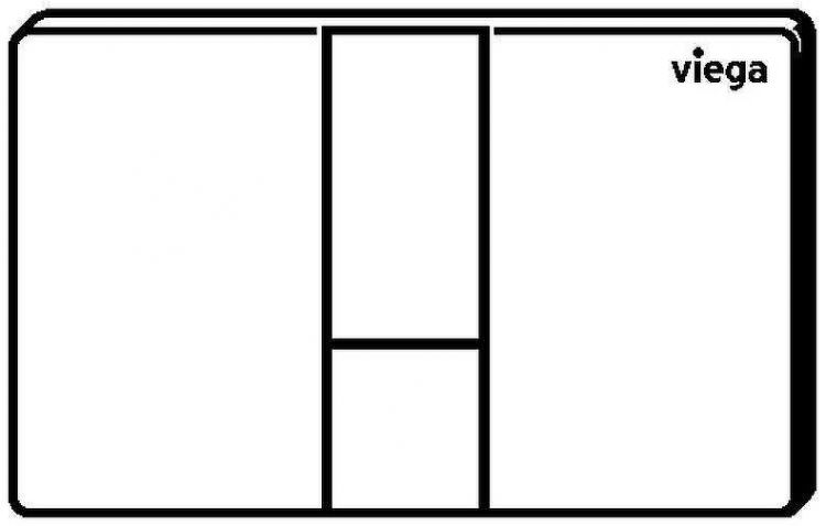 Клавиша смыва Viega Prevista Visign for Style 24 8614.1 773304 Черный насыщенный