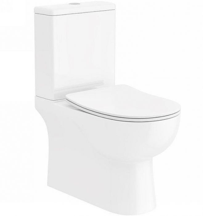 Унитаз компакт Bond F02-00 Белый с бачком и сиденьем Микролифт