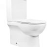 Унитаз компакт Bond F02-00 Белый с бачком и сиденьем Микролифт