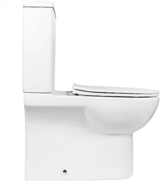 Унитаз компакт Bond F02-00 Белый с бачком и сиденьем Микролифт