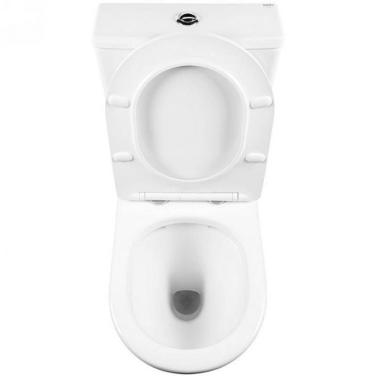 Унитаз компакт Bond F02-00 Белый с бачком и сиденьем Микролифт