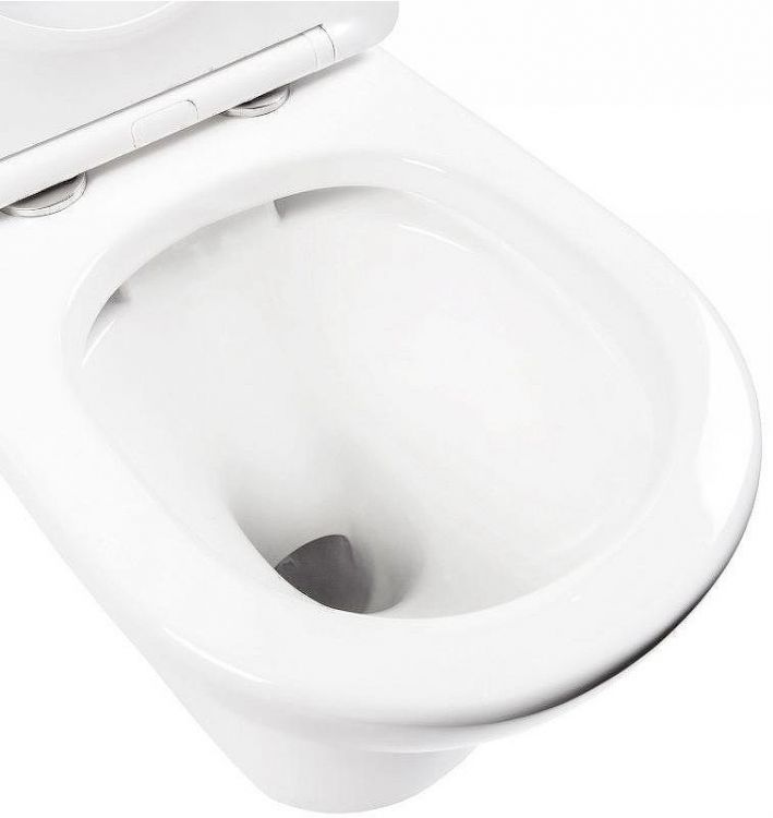 Унитаз компакт Bond F02-00 Белый с бачком и сиденьем Микролифт