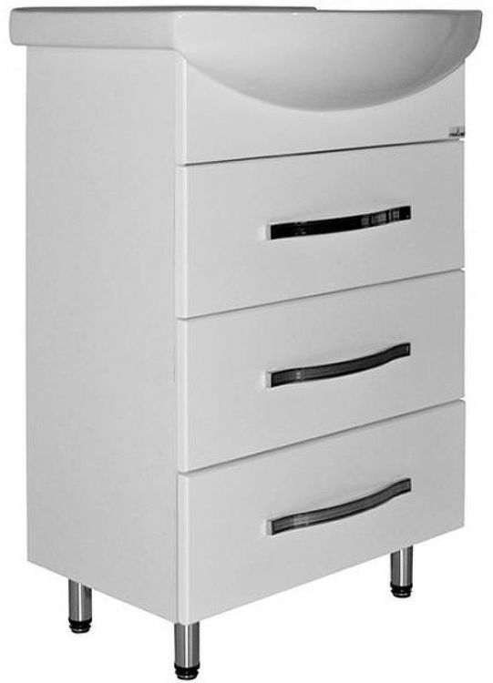 Тумба под раковину Mixline Диамант 55 522469 Белая