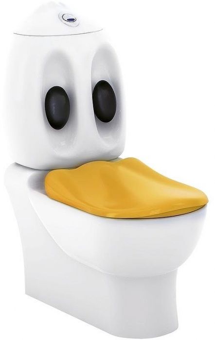 Унитаз компакт Creavit Ducky DC360-11CB00E-0000 Белый без бачка и сиденья