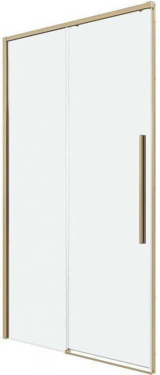 Душевая дверь Grossman Galaxy 130 100.K33.01.130.32.00 профиль Золото сатин стекло прозрачное