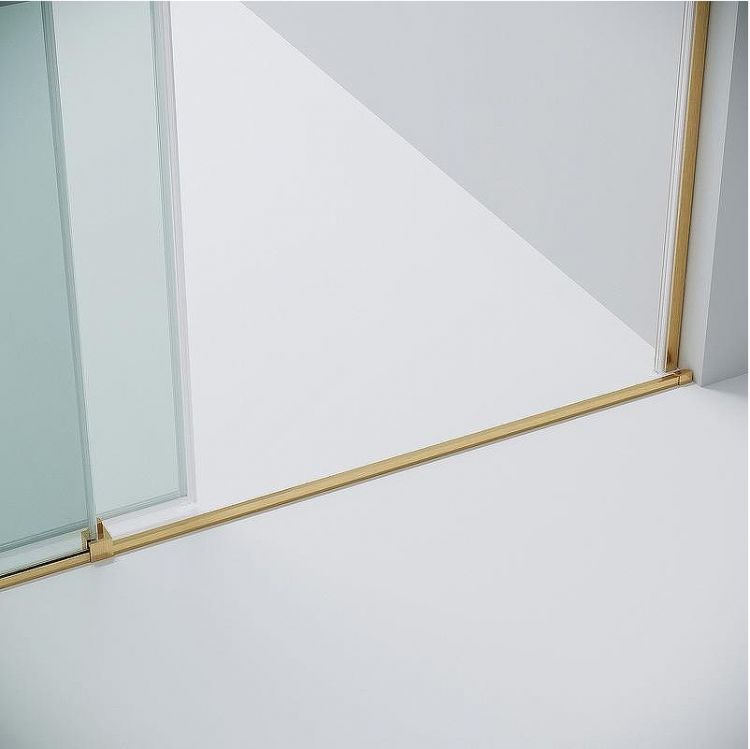 Душевая дверь Grossman Galaxy 130 100.K33.01.130.32.00 профиль Золото сатин стекло прозрачное