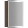 Зеркальный шкаф SANCOS Mirror 590x150х740 мм, с LED подсветкой, MI60ECH