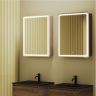 Зеркальный шкаф SANCOS Mirror 590x150х740 мм, с LED подсветкой, MI60ECH