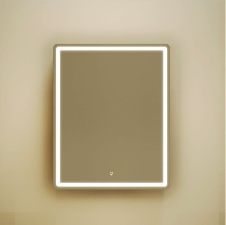 Зеркальный шкаф SANCOS Mirror 590x150х740 мм, с LED подсветкой, MI60ECH