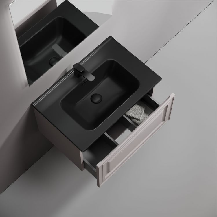 Тумба подвесная SANCOS Very 690х445х406, c одним ящиком оснащенным доводчиками, Doha Soft ,VR70SM