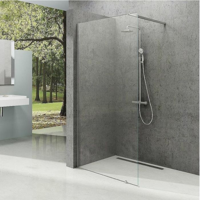 Душевая перегородка Ravak Walk-In Wall 110 GW9WD0C00Z1 профиль Хром стекло Transparent