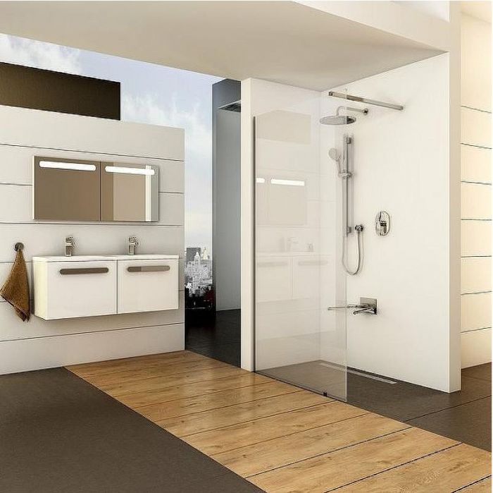 Душевая перегородка Ravak Walk-In Wall 110 GW9WD0C00Z1 профиль Хром стекло Transparent