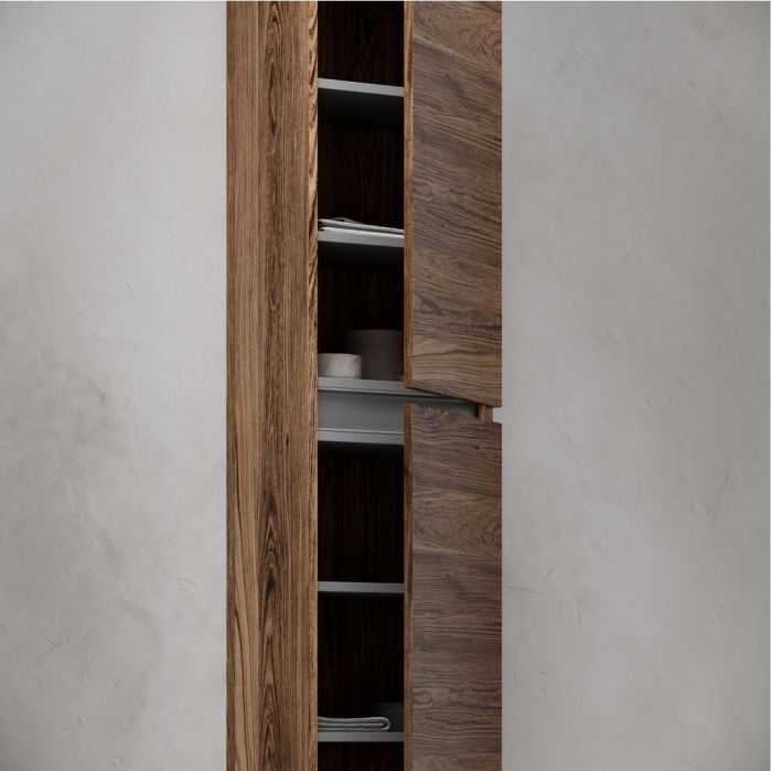 Шкаф-пенал SANCOS Urban подвесной, дуб чарльстон 350х300х1600, PUR35ECH