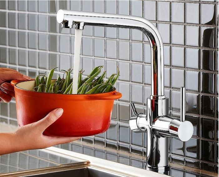 Смеситель для кухни Vitra Split A42144EXP Хром