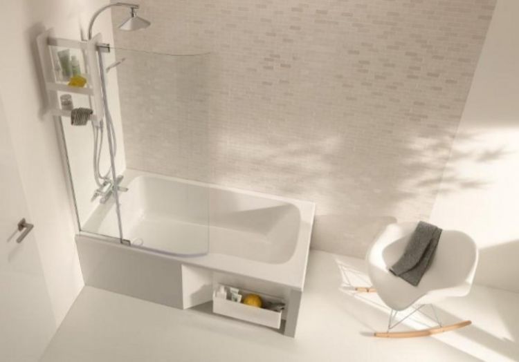 Акриловая ванна Jacob Delafon Bain-Douche Malice 170x90 E6D065L-00, левая Акриловая ванна Jacob Delafon Bain-Douche Malice 170x90 E6D065L-00, левая