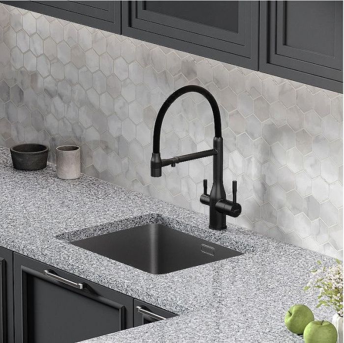 Смеситель для кухни Sancos Garda SC4009MB Черный матовый