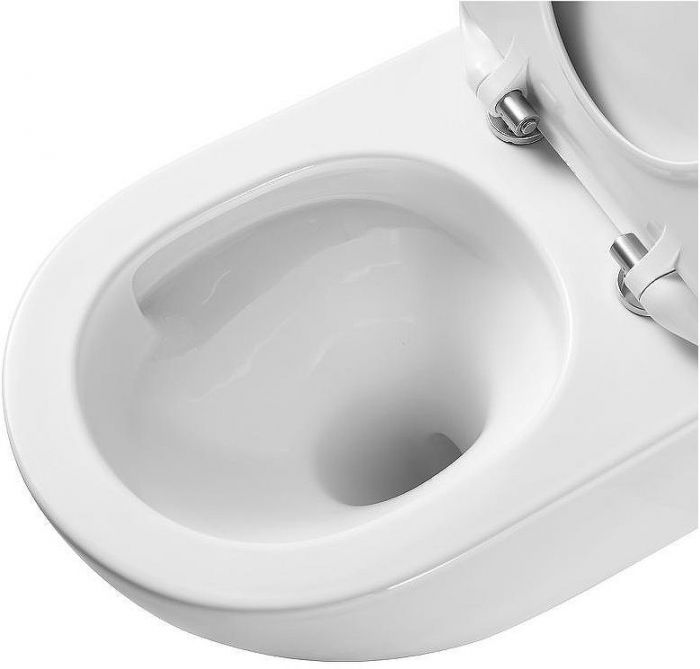 Унитаз AQUAme AQM2002PRO подвесной Белый глянец с сиденьем Микролифт