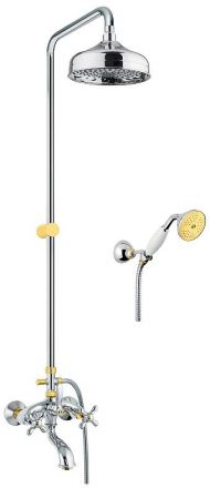 Душевая система Fiore Margot 26CO0615 цвет Хром Золото