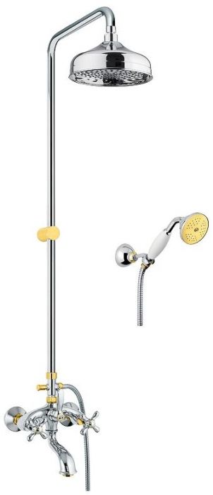 Душевая система Fiore Margot 26CO0615 цвет Хром Золото