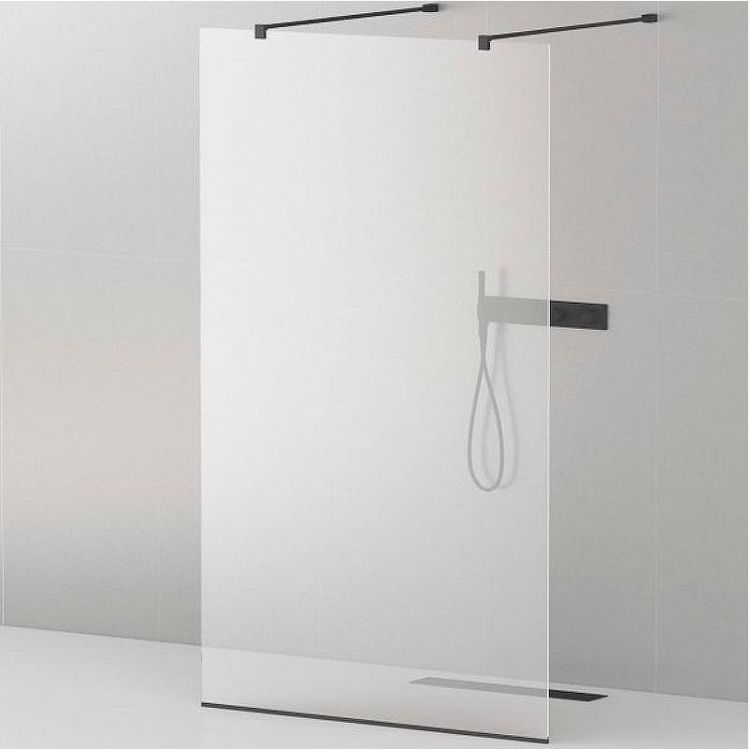 Душевая перегородка Cezares Liberta 100 LIBERTA-L-2-100-120-C-NERO профиль Черный матовый стекло прозрачное