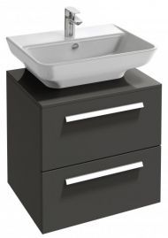 Тумба под раковину 55 см Jacob Delafon Struktura EB1387-N14 серый