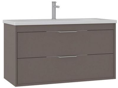 Тумба с раковиной Orka Clay 100 5004386 подвесная цвет Soil