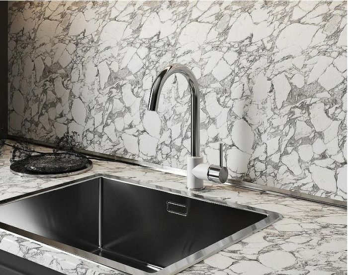 Смеситель для кухни Paini Cox 78CR5722LLMKM Белый Хром