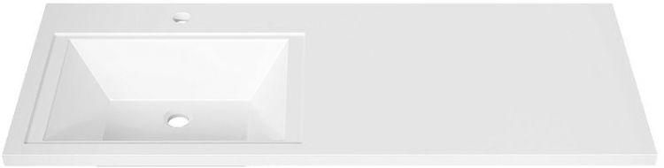 Тумба с раковиной DIWO Тольятти 120 L цвет Белый