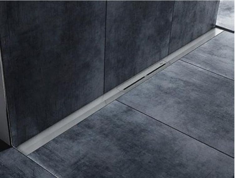 Душевой лоток Tece Drainprofile 80 670801 с решеткой PVD Brushed Black Chrome