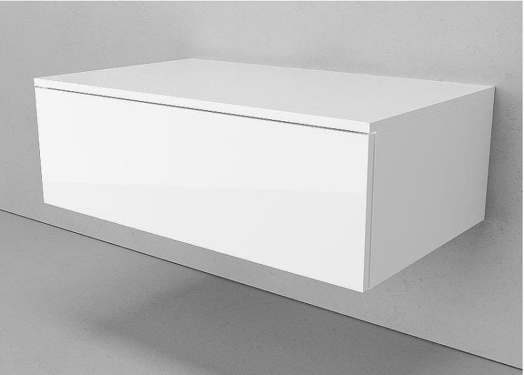 Тумба Velvex Unique Unit 80 tp.UNI.80.1Y подвесная Белая глянцевая