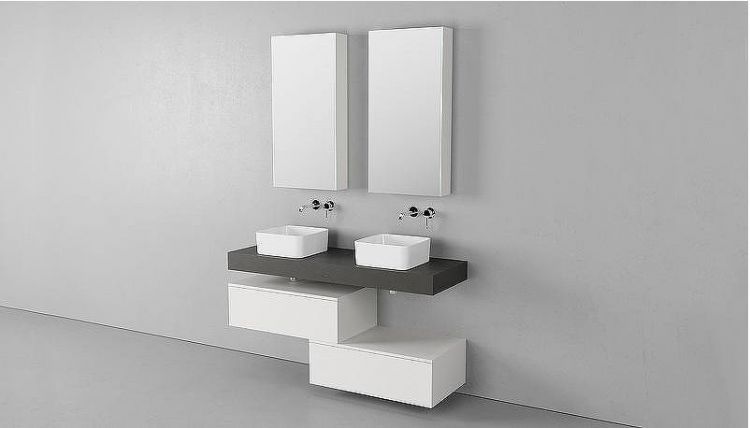 Тумба Velvex Unique Unit 80 tp.UNI.80.1Y подвесная Белая глянцевая