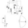Смеситель для кухни Blanco Linus-S Silgranit 517621 Серый беж
