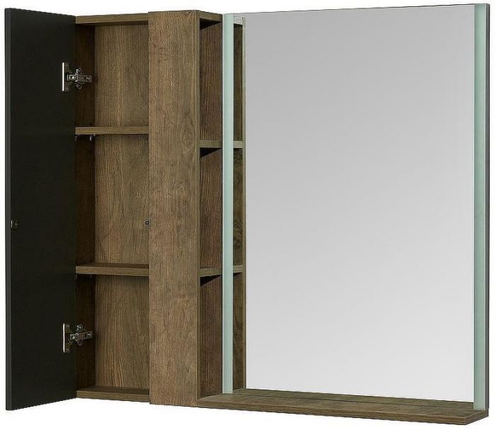 Подвесной шкаф Aquaton Терра 35 1A247103TEKA0 Дуб кантри Антрацит