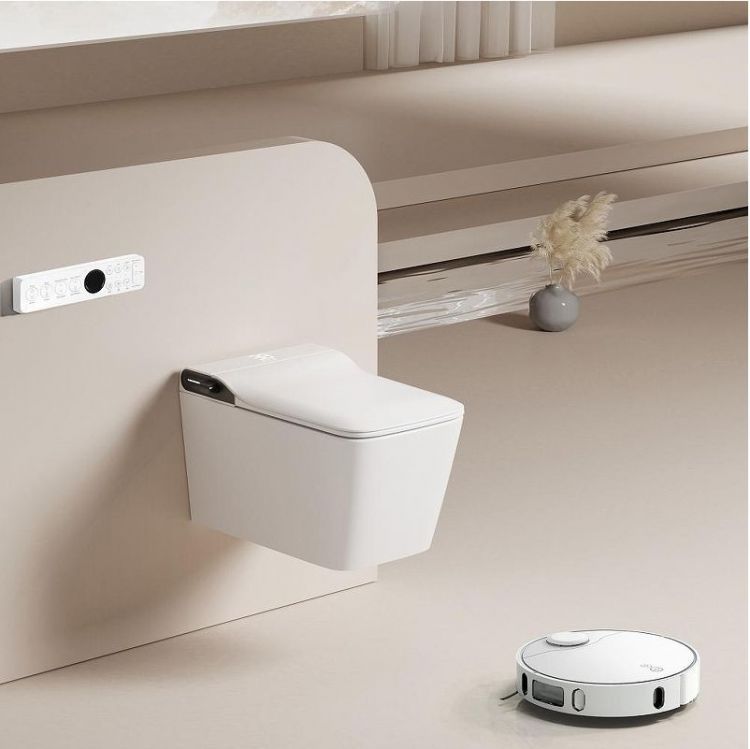 Комплект унитаза биде с инсталляцией Abber Rechteck AC1215S-AC0101P2 цвет Белый с сиденьем Микролифт