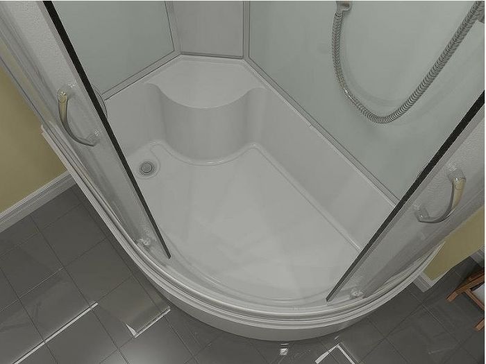 Душевая кабина Erlit Comfort 120х80 ER3512TPL-C3-RUS без гидромассажа