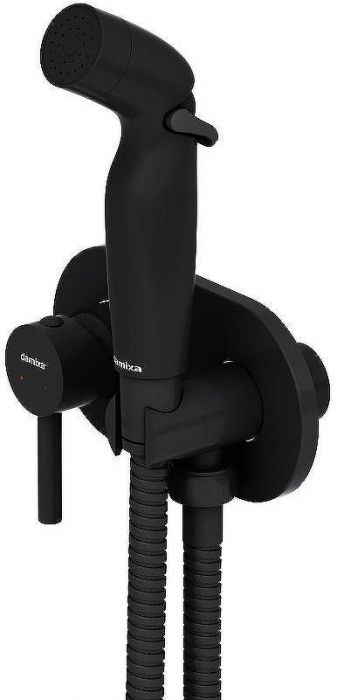 Гигиенический душ со смесителем Damixa Option 212000300 Черный матовый