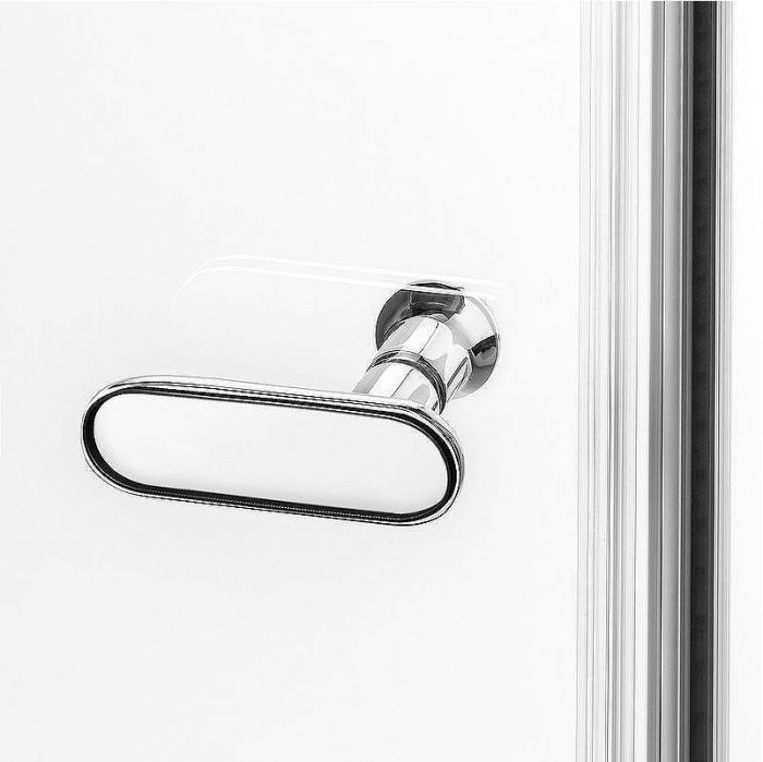 Душевой уголок New Trendy New Soleo Chrome 110х70 K-0643 профиль Хром стекло прозрачное